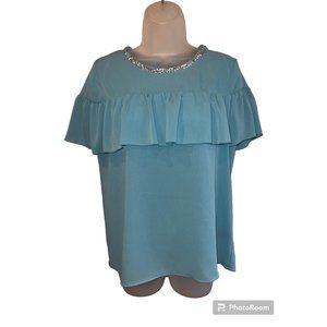 New Juicy Couture Ruffle Layer Top Size Small